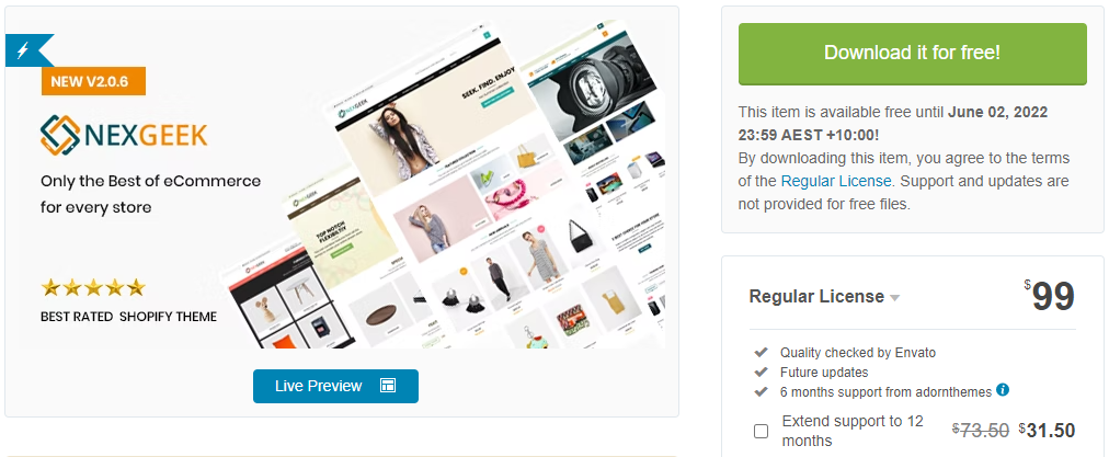 NexGeek - Multipurpose Responsive Shopify Theme